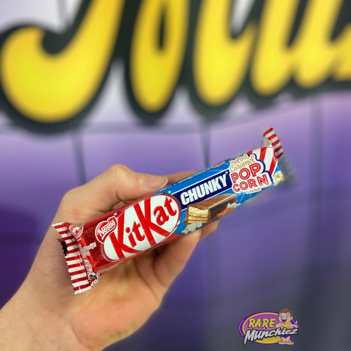 Kit Kat salted caramel popcorn RareMunchiez