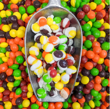 Freeze dried skittles