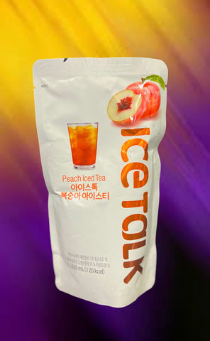 Ice Talk Peach Iced Tea “Korea”