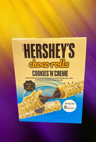 Hershey choco rolls cookies n cream “Japan”