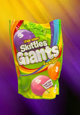 Skittles  Giants Sours  Family Size “UK”