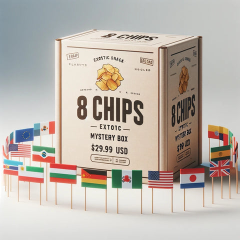 8 PIECE FOREIGN CHIP BOX