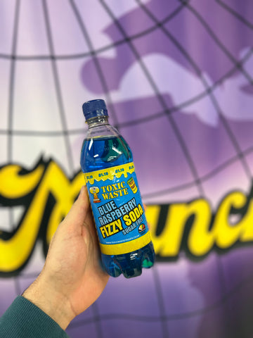 Toxic waste blue raspberry soda