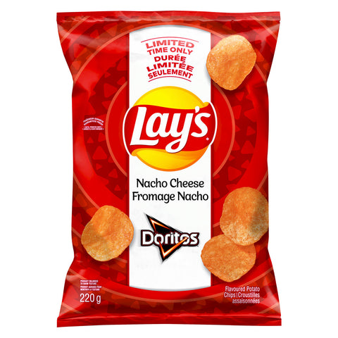 Lays Doritos nacho cheese “limited”