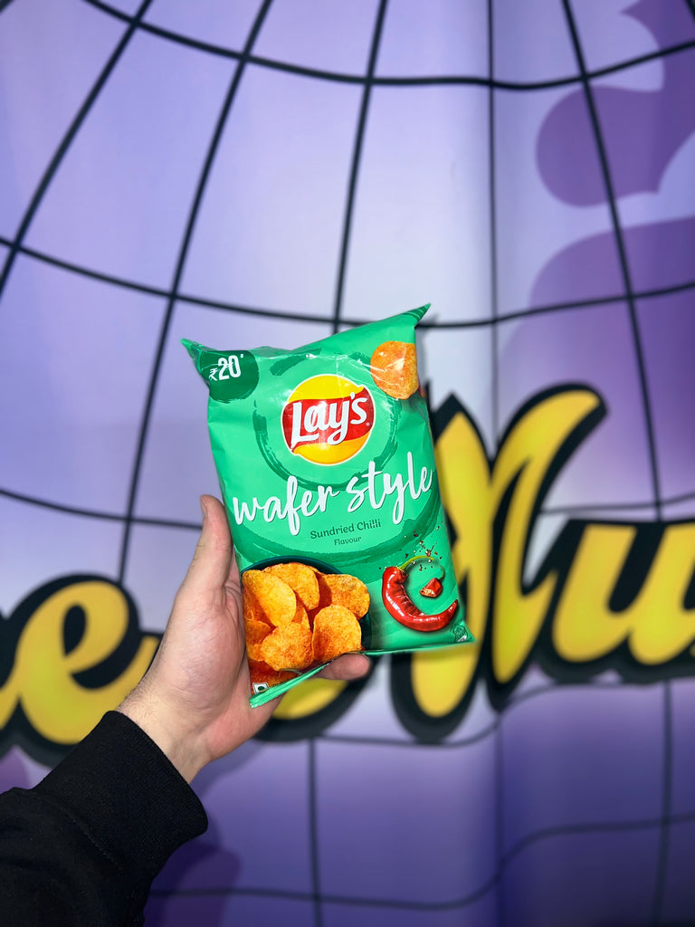 Lays wafer style sun dried chilli flavor