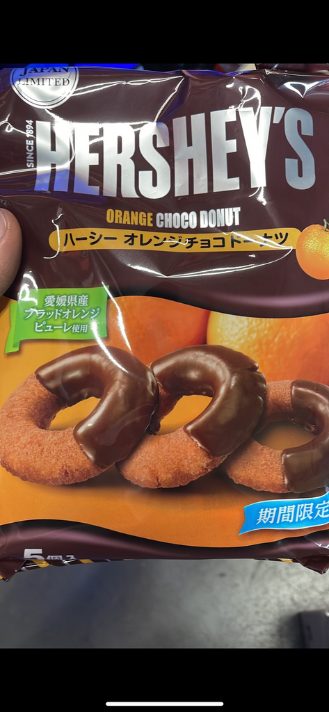 Hershey orange choco donut