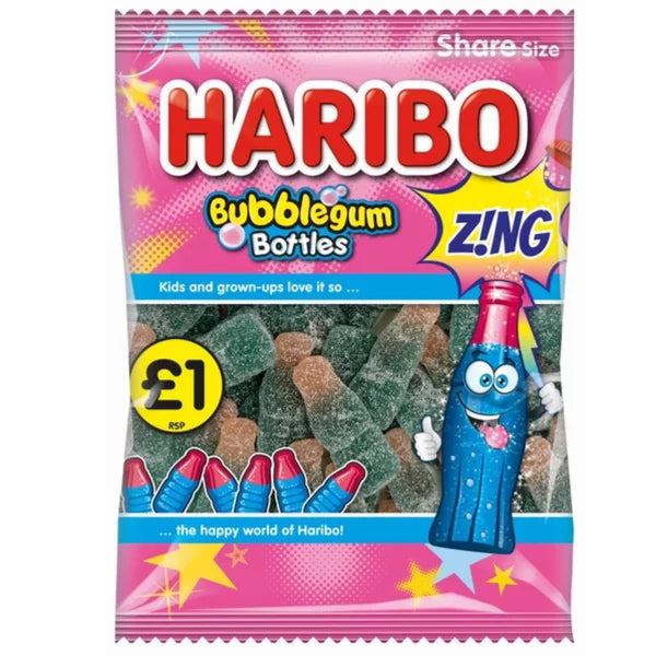 Haribo bubble gum bottles – RareMunchiez