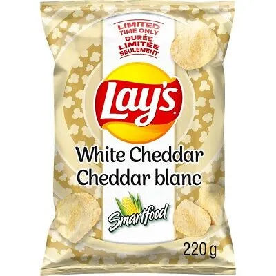Lays white cheddar smart food