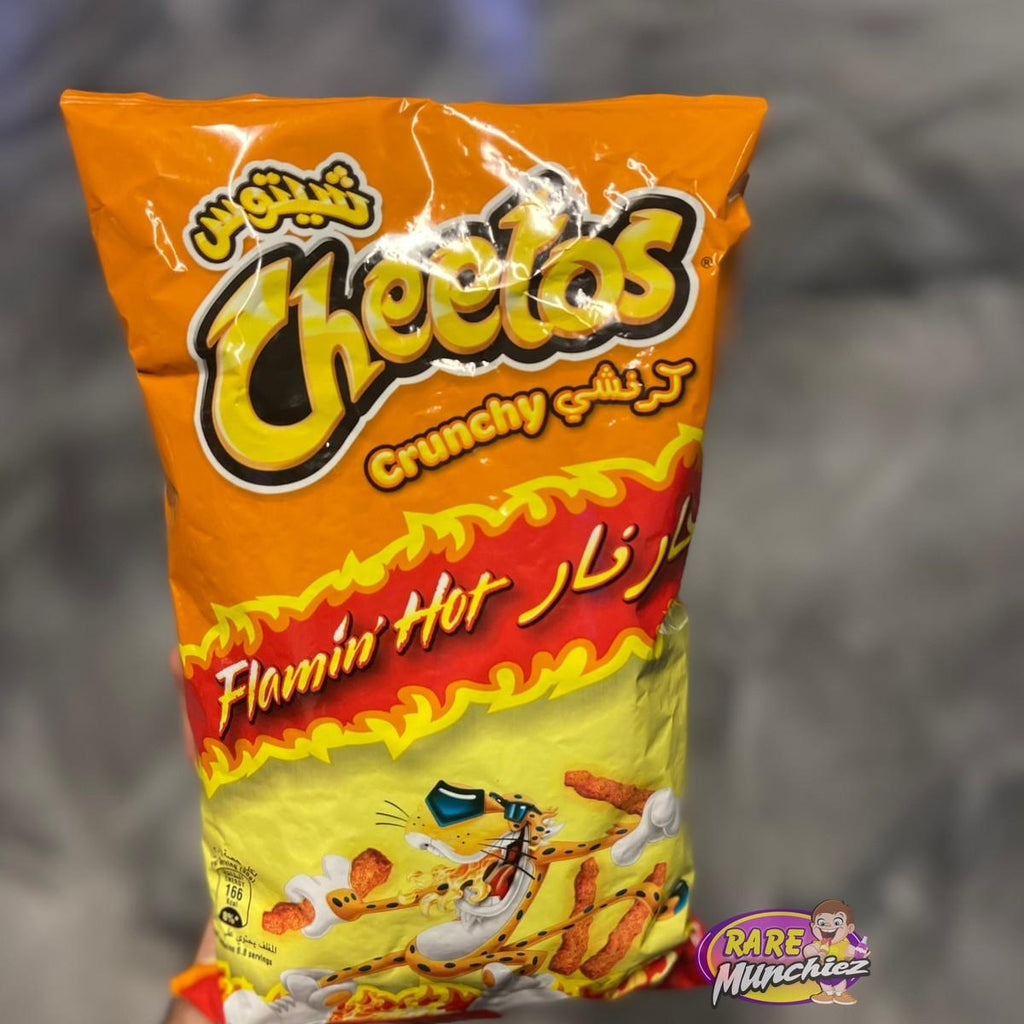 Cheetos flamin Hot Large bag “Egypt” - RareMunchiez