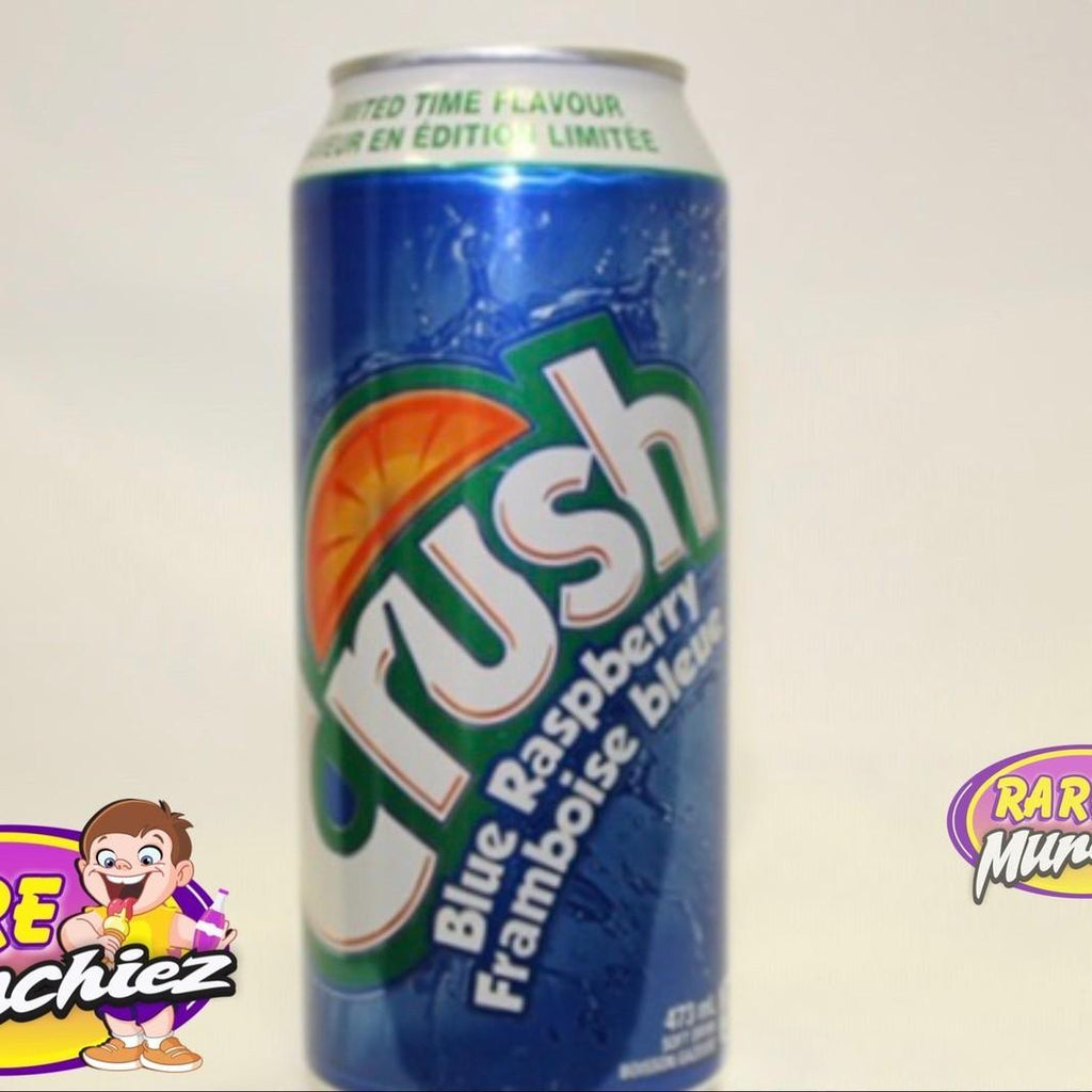Blue Raspberry Slogan Crush Blue Raspberry Soda