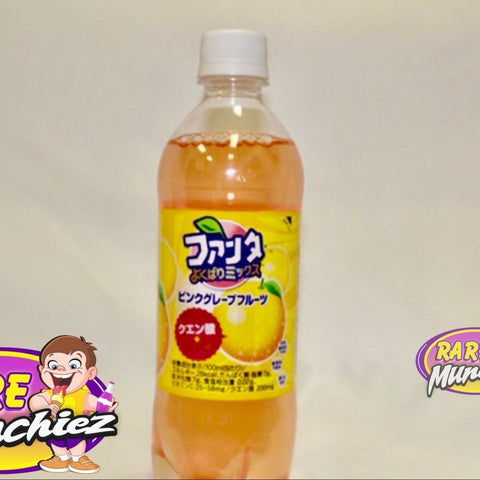 Fanta Yokubari mixed Pink Grape Fruit (Japanese Edition) - RareMunchiez