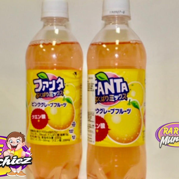 Fanta Yokubari mixed Pink Grape Fruit (Japanese Edition) - RareMunchiez