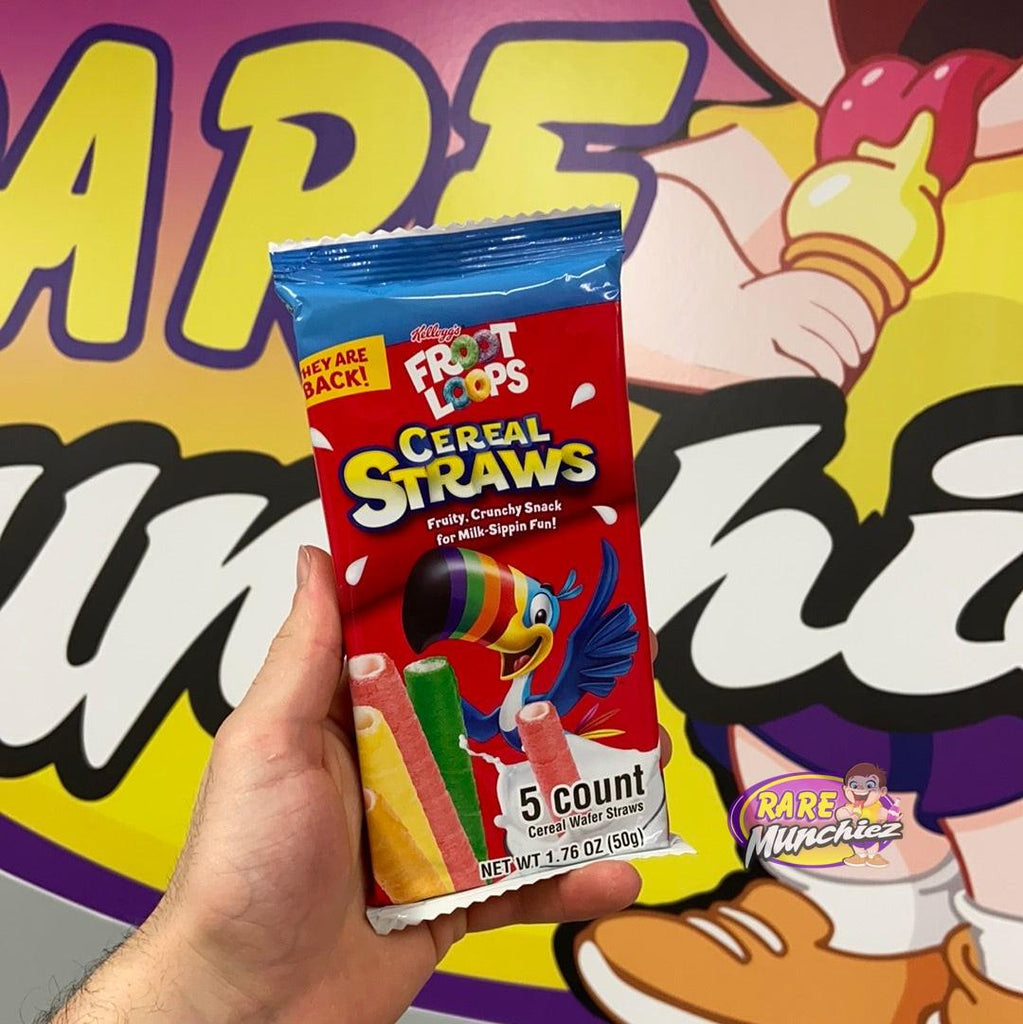 Froot loop cereal straws 5 pack - RareMunchiez