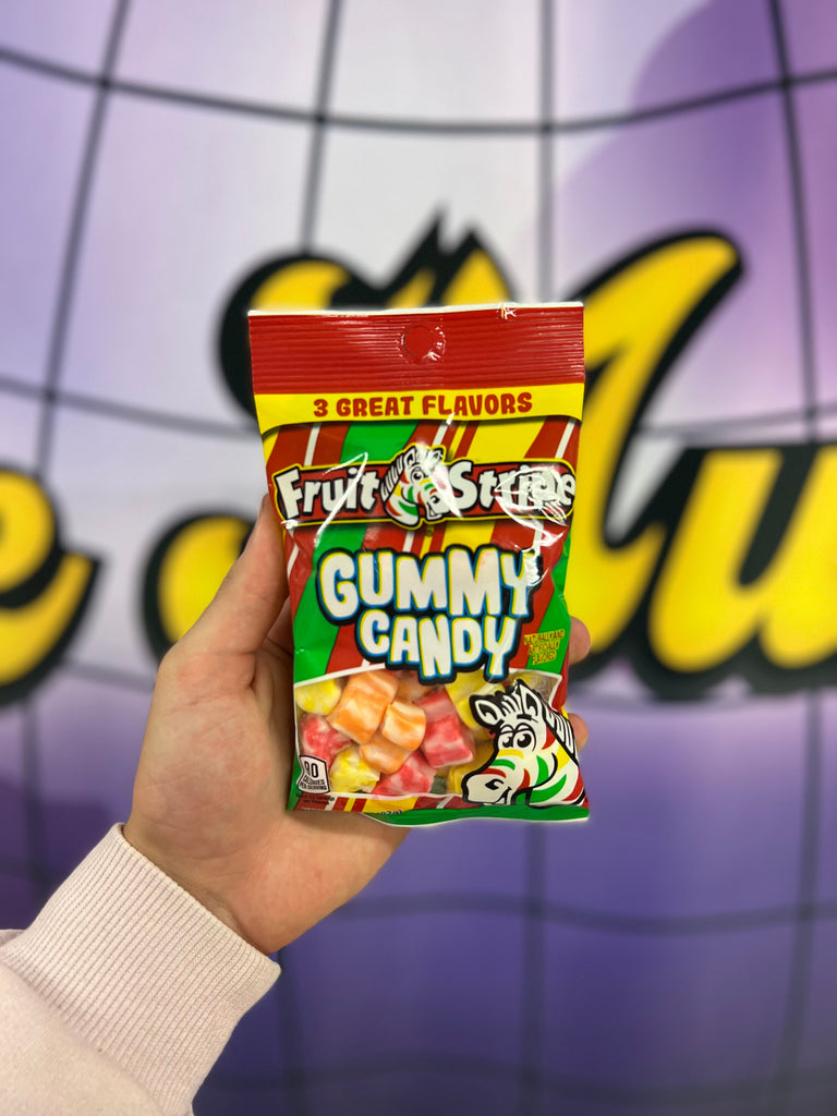 Fruit stripe gummy candy - RareMunchiez