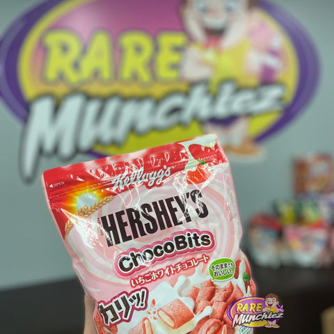 Hershey strawberry choco bits “Japan” - RareMunchiez