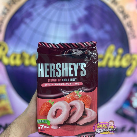 Hershey strawberry chocolate donut - RareMunchiez