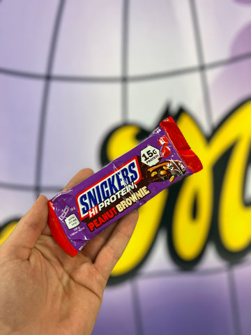 Snickers peanut brownie hi protein bar