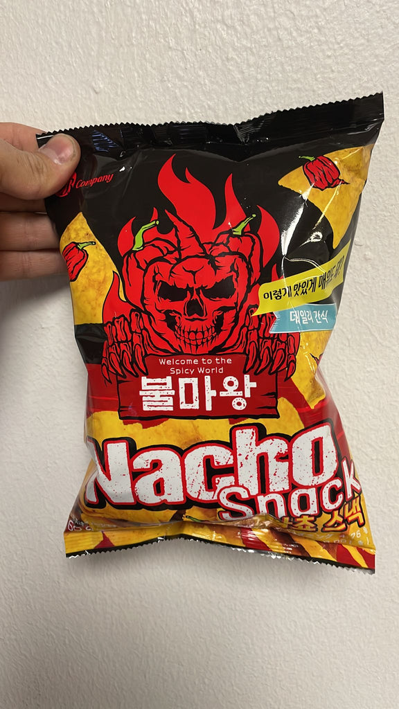 Spicy nacho snack Japan