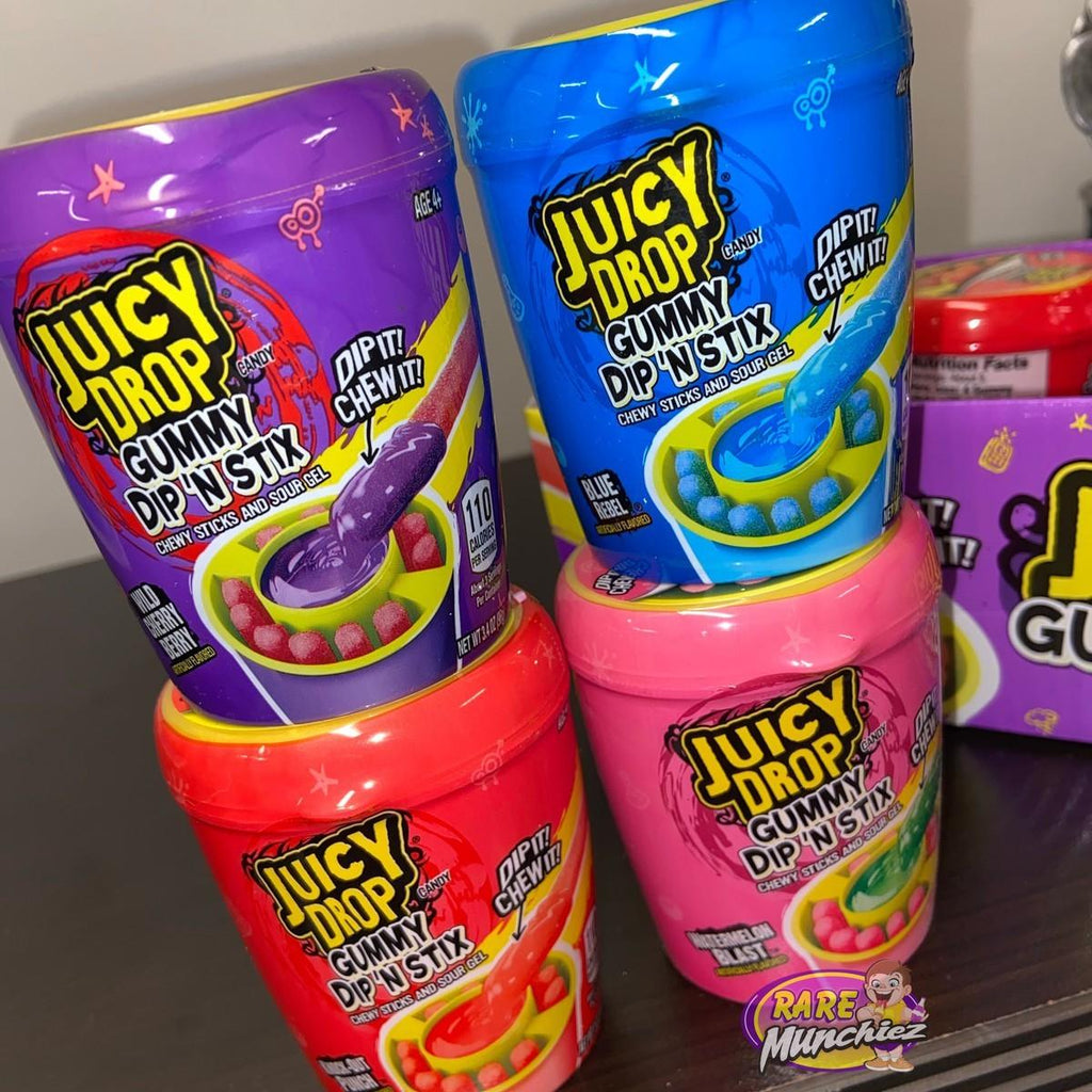 Juicy Drop Gummy Dip N Stix - RareMunchiez