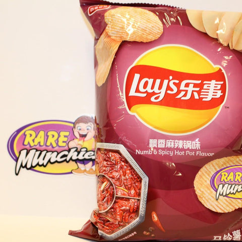Lays numb & spicy flavor (Asia) - RareMunchiez