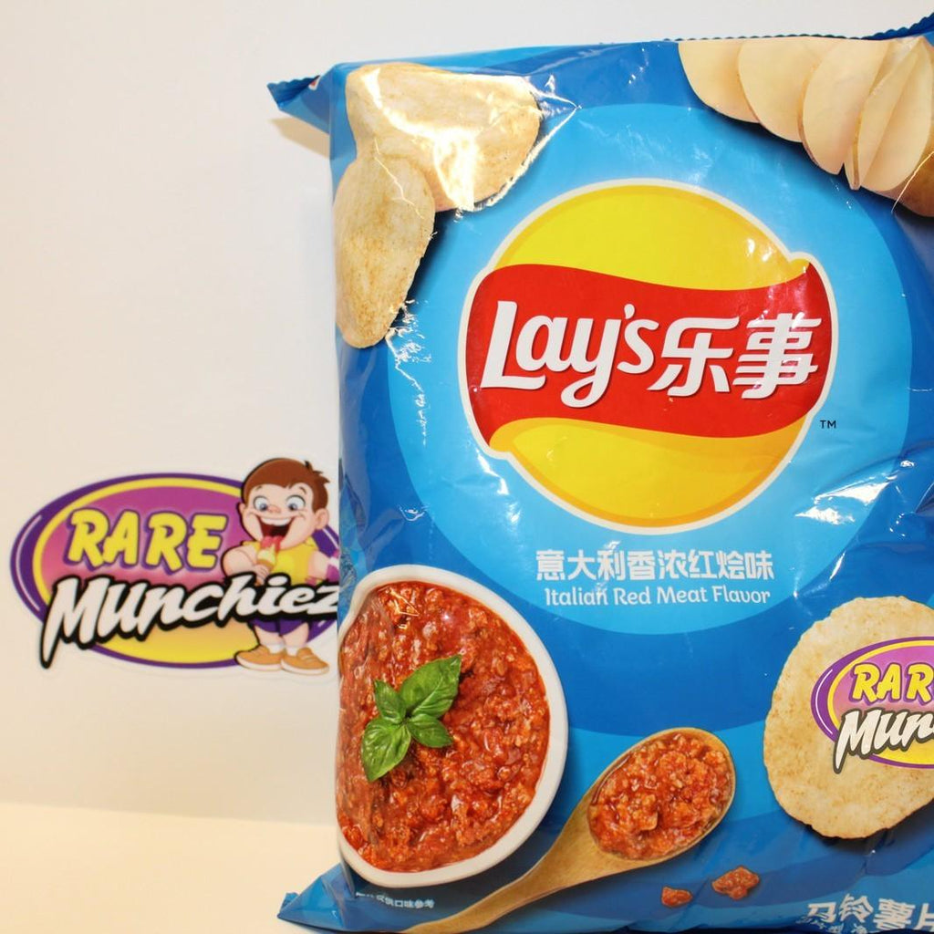 Lays red meat flavor (Asia) - RareMunchiez