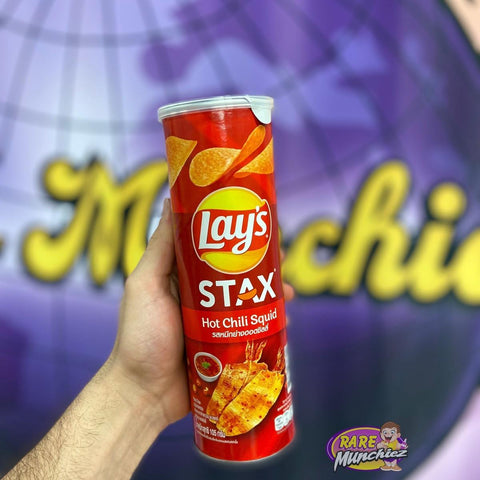 Lays stax hot chili squid - RareMunchiez