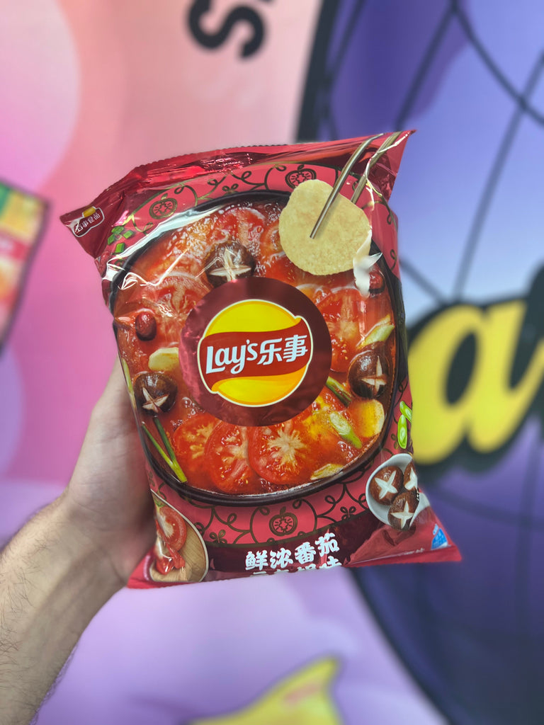 Lays tomato hot pot “China” - RareMunchiez