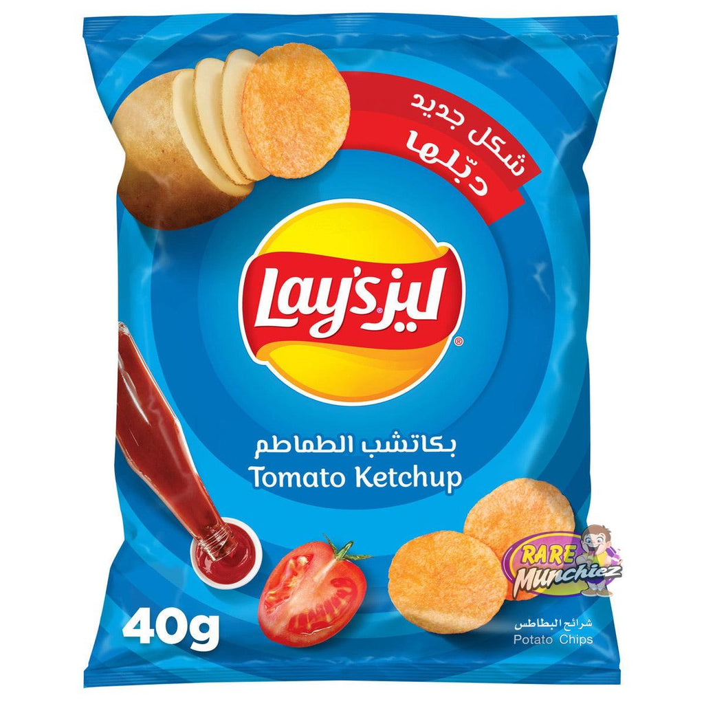 Lays Tomato Ketchup Large bag “Egypt” - RareMunchiez