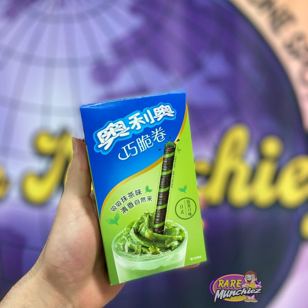 Oreo matcha smoothie wafers “Korea” - RareMunchiez