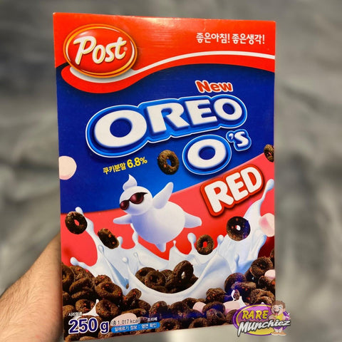 Oreo O’s Red w marshmallows “Korea” - RareMunchiez