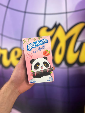 Oreo panda strawberry wafers - RareMunchiez