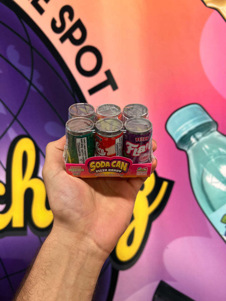 Soda can fizzy candy 6 pack - RareMunchiez