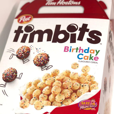 Tim Hortons timbits cereal (Birthday cake) - RareMunchiez